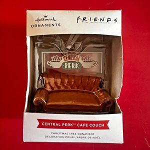 Friends Hallmark Ornament New Central Perk Cafe Couch NIB Matthew Perry